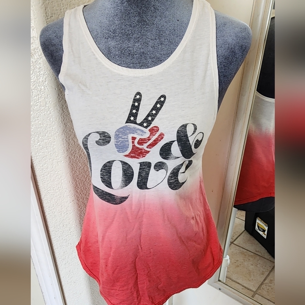 Love & Peace Ombre Tank Top